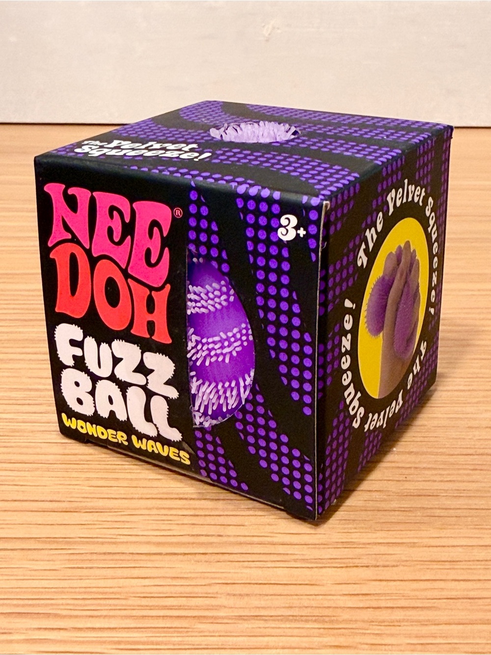 Purple Needoh Fuzz Ball Wonder Waves